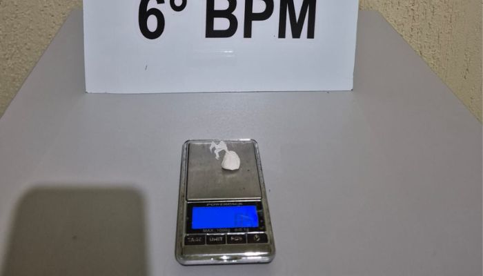 Três Barras – Homem é detido com cocaína 